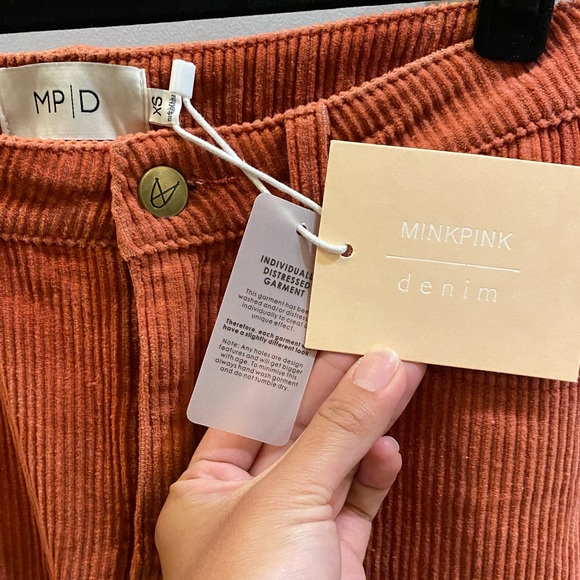 MINK PINK Empire Cord Mini Skirt - Picture 6 of 16